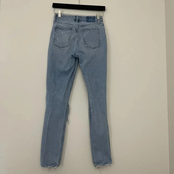 Abercrombie & Fitch Curve Love High Rise The Skinny Jeans Size 2/26 Long - Picture 2 of 6